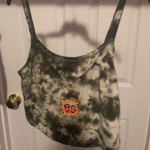 Urban Outfitters Womens green sublime tank top